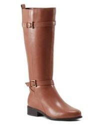 Rockport - Harper Tall Leather Boots Regular Wide Calf - Lyst