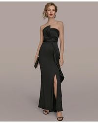 Donna Karan - Asymmetric Twist Strapless Gown - Lyst