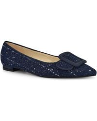 Nine West - Jesike Buckle Slip-on Flats - Lyst