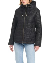 Kate Spade - Signature Zip-front Water-resistant Quilted Jacket - Lyst