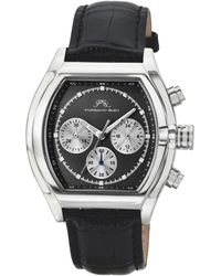 Porsamo Bleu - Roman Genuine Leather Silver Tone & Watch 1292brol - Lyst