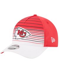 KTZ - White/red Kansas City Chiefs Adventure Gradient 9forty M-crown A-frame Adjustable Hat - Lyst