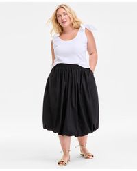 On 34th - Bubble-hem Midi Skirt - Lyst