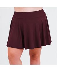 Calypsa - Plus Size Flowy Swim Skirt With Attached Shorts - Lyst