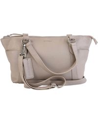 Mancini - Pebble Amelia Leather Crossbody Handbag - Lyst