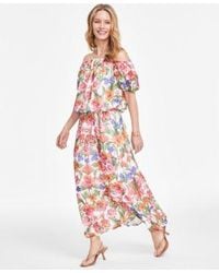 INC International Concepts - Petite Off The Shoulder Top Floral Print Skirt Created For Macys - Lyst