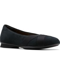 Clarks - Jazmynn Gem Round Toe Flats - Lyst