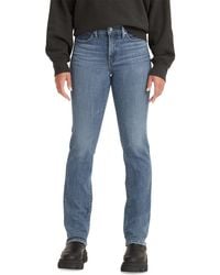 Levi's 314 Shaping Straight Jeans in Natural | Lyst