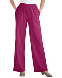 Woman Within - Within Tall 7-day Knit Wide-leg Pant - Lyst