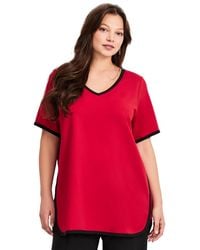 Avenue - Contrast Top - Lyst
