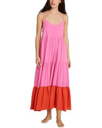 Kate Spade - Colorblocked Tiered Cover-up Dress - Lyst