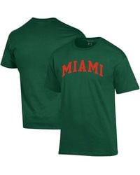 Champion - Miami Hurricanes Basic Arch T-shirt - Lyst