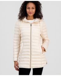 Michael Kors - Michael Packable Hooded Puffer Coat - Lyst