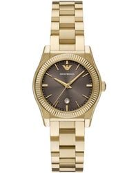 Emporio Armani - Tone Stainless Steel Bracelet Watch 32mm - Lyst