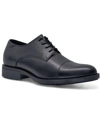 Shoes for Crews - Senator Slip Resistant Water Resistant Soft Toe Dress And Work Shoes - Lyst
