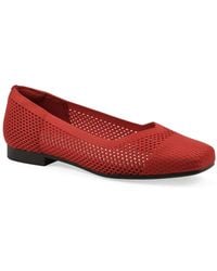 White Mountain - Beslee Square Toe Ballet Flats - Lyst