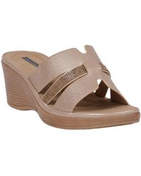 Gc Shoes - Frances Embellished Wedge Sandals - Lyst