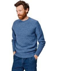 aubi - Prestwick Shetland Crew Neck Sweater - Lyst