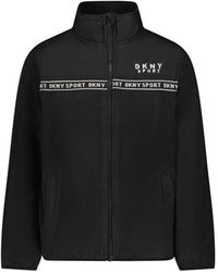 DKNY - Boys Polar Fleece Zip Up Jacket - Lyst