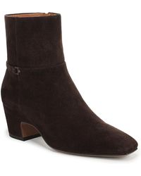 Franco Sarto - Saydie Square Toe Pull On Short Boots - Lyst