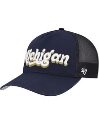'47 - Michigan Wolverines Biloxi Hitch Adjustable Hat - Lyst