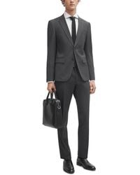BOSS - Boss By Micro-patterned Slim-fit 2 Pc Suit - Lyst