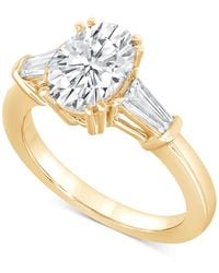 Badgley Mischka - Certified Lab Grown Diamond Engagement Ring (2-1/2 Ct. T.w. - Lyst
