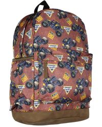 MONSTER JAM - Backpack Jcb Digatron Truck All-over Print School Book Bag - Lyst