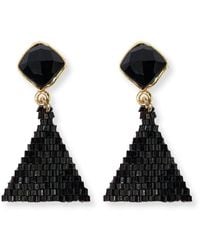 INK+ALLOY - Ink+alloy Celia Small Triangle Drop - Lyst