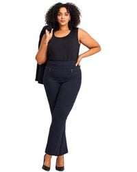 Avenue - Plus Size Tall Super Stretch Zip Pant - Lyst