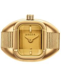 Breda - 'nocturne' Gold Expandable Ring Watch - Lyst