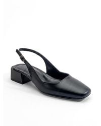 Prologue Shoes - State Round Toe Slingback Pump () - Lyst