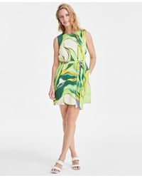 Sam Edelman - Printed Palm Shift Dress - Lyst