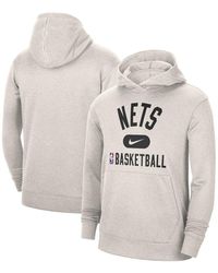 Nike - Brooklyn Nets 2021-2022 Spotlight On Court Performance Practice Pullover Hoodie - Lyst