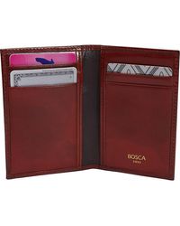 Bosca - Genuine Leather 8 Pocket Credit Card Case - Lyst