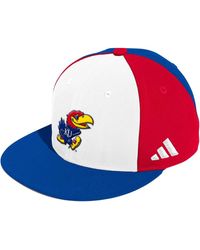 adidas - Kansas Jayhawks On-field Baseball Fitted Hat - Lyst