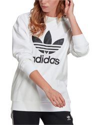 Adidas Trefoil Sweatshirts for Women - Up to 50% off | Lyst