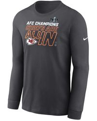 Nike - San Francisco 49ers 2023 Nfc Champions Locker Room Trophy Collection Long Sleeve T-shirt - Lyst