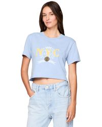 Tommy Hilfiger - Cotton Crop Varsity Crewneck Tee - Lyst