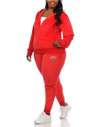 velour rhinestone tracksuits