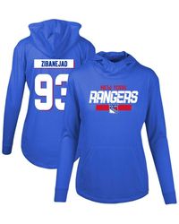 Levelwear - Mika Zibanejad New York Rangers Vivid Player Name And Number Pullover Hoodie - Lyst