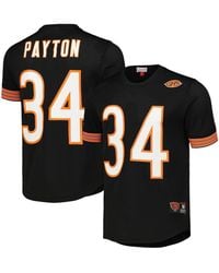 Mitchell & Ness - Walter Payton Chicago Bears Retired Player Name And Number Mesh Top - Lyst