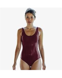 Calypsa - Plus Size Mila One-piece Swimsuit With Built-in Bra And Tummy Control - Lyst