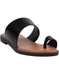 Gc Shoes - Florence Toe Loop Flat Sandals - Lyst