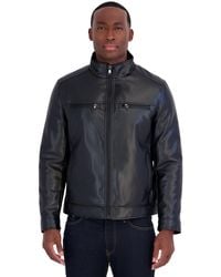 Michael Kors - Front-zip Faux Leather Jacket - Lyst