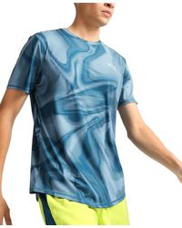 PUMA - Run Favorite Abstract-print Running T-shirt - Lyst