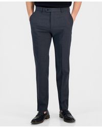 Tommy Hilfiger Modern-fit Th Flex Stretch Performance Plaid Pants in Blue  for Men | Lyst