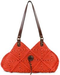 Patricia Nash - Marti Diamond Crochet Shoulder Bag - Lyst