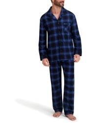 Hanes - Flannel Button Down Pajama Sleep Set - Lyst