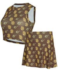 Concepts Sport - Â 2-piece San Diego Padres Knit Tank Top And Skort Set - Lyst